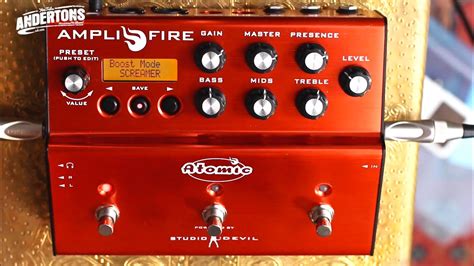 Atomic Amplifire Guitar FX Pedal - Plugged In To a Clean/Dry Amp ...