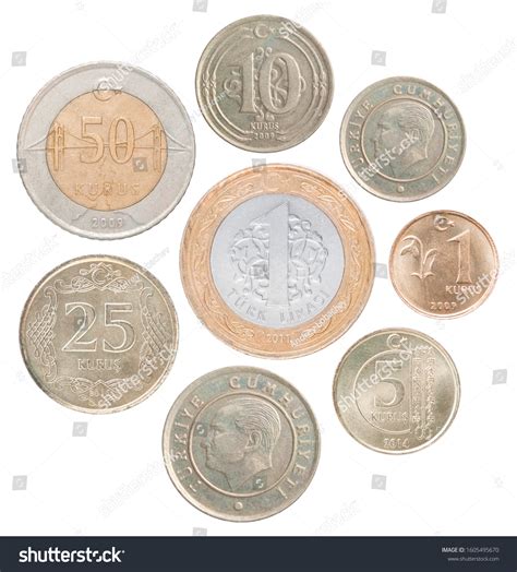 Full Set Turkey Coins Heap Isolated Stock Photo 1605495670 | Shutterstock