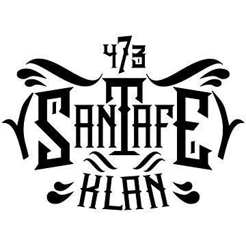 "Santa Fe Klan Merch Santa Fe Klan Logo" Sticker for Sale by MaherCoShop | Redbubble