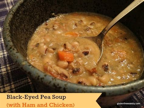 Black-Eyed Pea Soup with Ham & Chicken