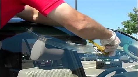 Windshield crack repair (17 inch) - YouTube