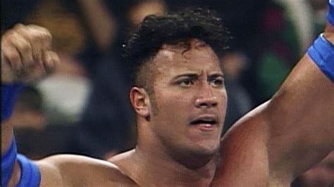 The Rock When He First Started Wrestling