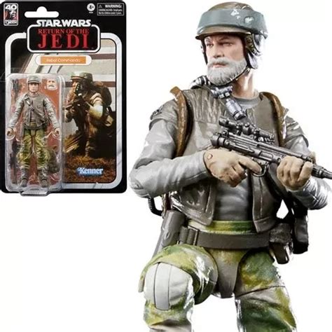 Rebel Trooper Endor Deluxe Rotj 40ani Star Wars Black Series | Envío gratis