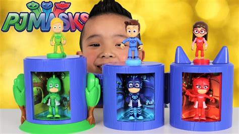 PJ Masks Transforming Headquarters Toys With Greg Connor Amaya Catboy Gekko Owlette Ckn Toys ...