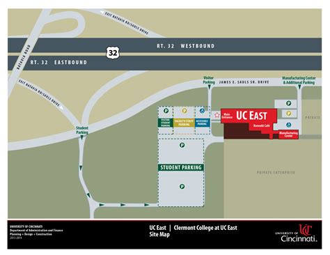 Uc Blue Ash Campus Map | US States Map