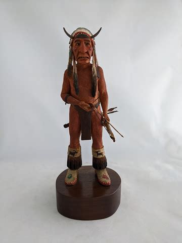 boydperrycollectors.com: Indian Chief and Brave Original Wood Carvings by Boyd Perry