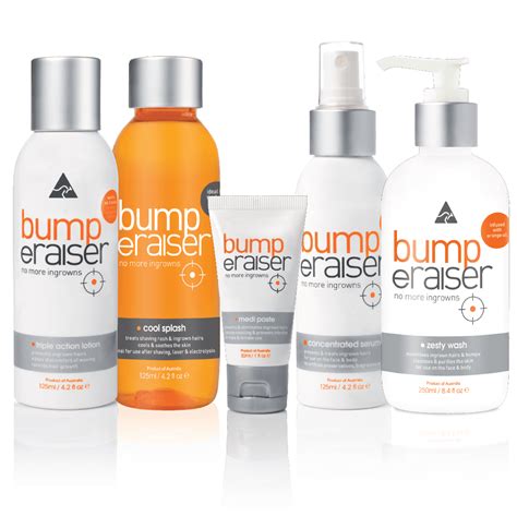 Ingrown hair treatment using Bump eRaiser products