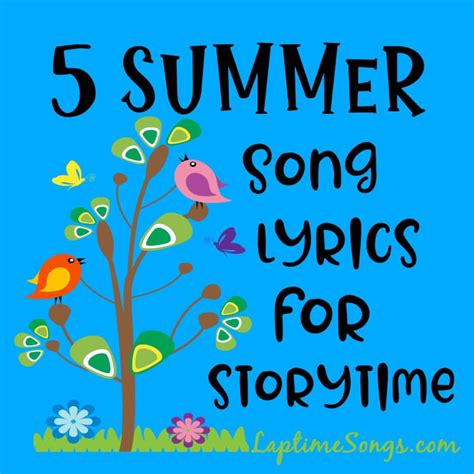 5 Summer Song Lyrics for Storytime - Blog - Laptime Songs | Summer ...