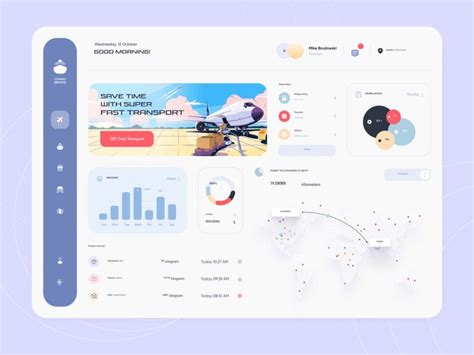 Cargo and Logistics Dashboard in 2023 | Logistics, Analytics dashboard, Dashboard design