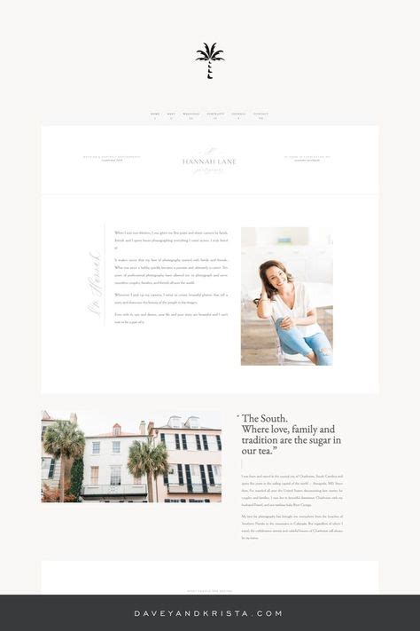 Elegant and Classic Website Template for Wordpress and Showit | The ...