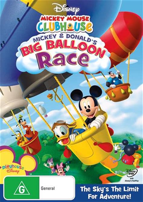 Mickey Mouse Clubhouse - Mickey and Donald's Big Balloon Race Disney, DVD | Sanity