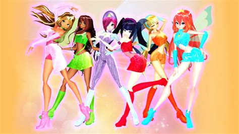 【Motion】Winx Club ☆ Magic Winx「6 Transformations」