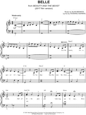 "Belle" Sheet Music - 26 Arrangements Available Instantly - Musicnotes