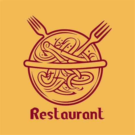 Premium Vector | Restaurant food logo design vector