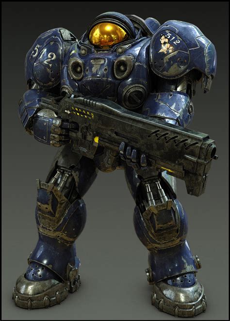 ArtStation - Terran Marine