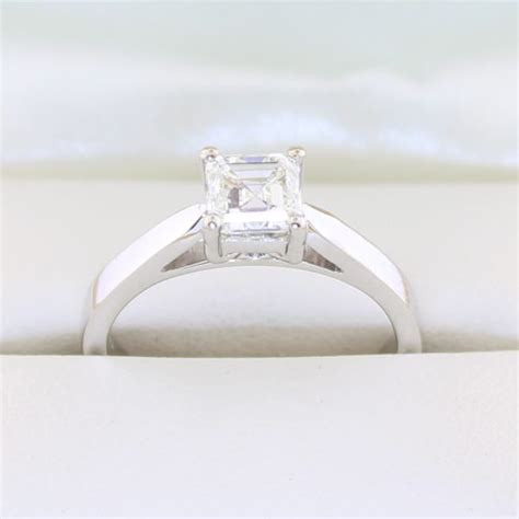 18ct White Gold 1.01ct Princess Cut Diamond Solitaire - Inisor Jewellery, Cookstown, Northern ...