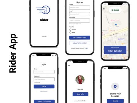Rider App on Behance