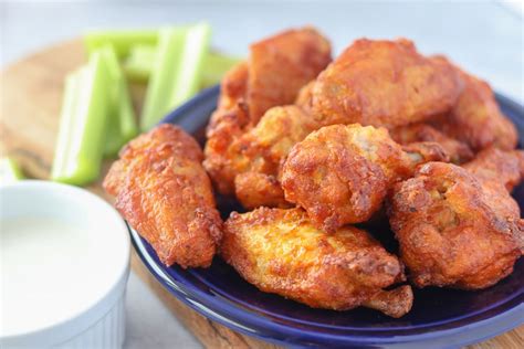 Tyson Frozen Chicken Wings in Air Fryer - wholelottaairfrying.com