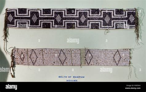 IROQUOIS WAMPUM BELTS. /nWampum belts of the Oneida and Mohawk Native ...