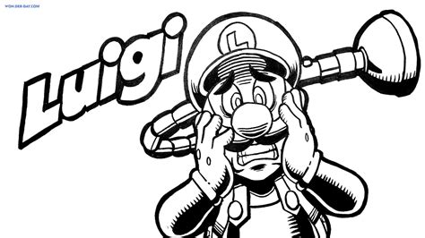 Luigi Manison 3 coloring pages - Free coloring pages