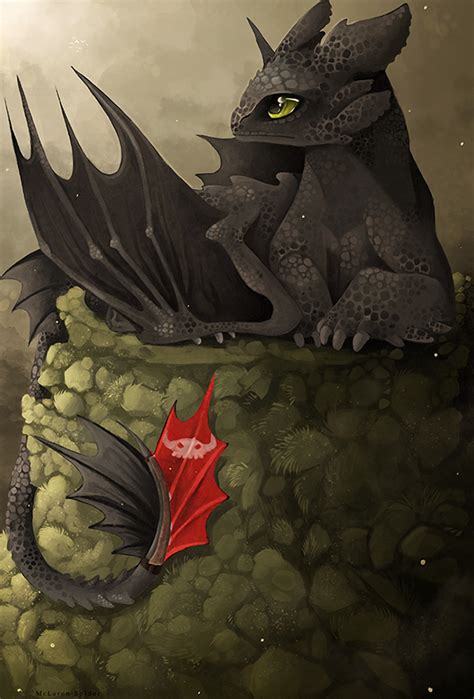 Alpha Toothless by MapleSpyder on DeviantArt