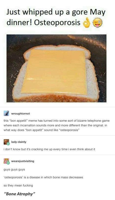 Bon Appetit | Funny tumblr posts, Tumblr funny, Anti memes