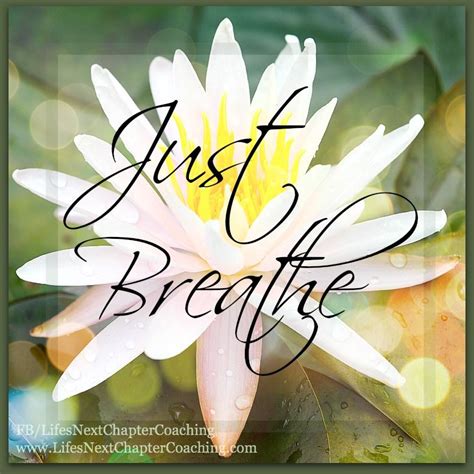 Just Breathe. Find more inspirational quotes on: www.facebook.com ...