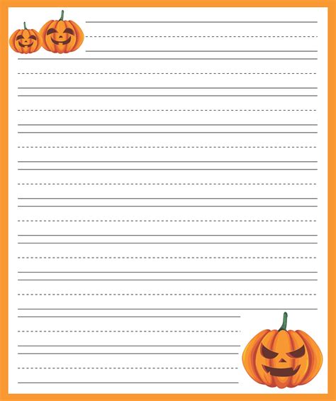 Pumpkin Writing Template