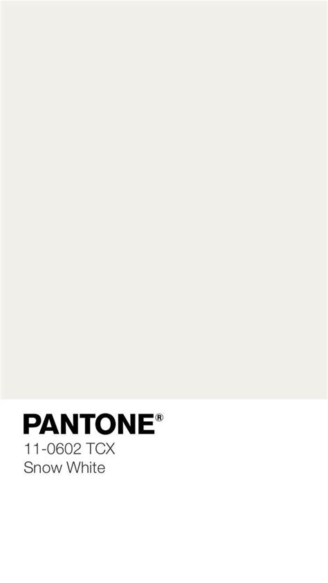 Snow White - Pantone | Pantone colour palettes, Pantone color, Pantone palette