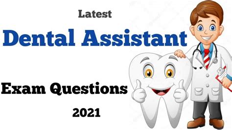 Best dental assistant exam questions