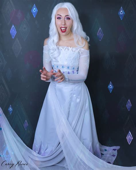 Elsa from Frozen 2 White Dress Downloadable Cosplay Template | Etsy