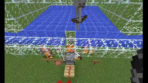 automatic skeleton farm tutorial (with spawner) - YouTube