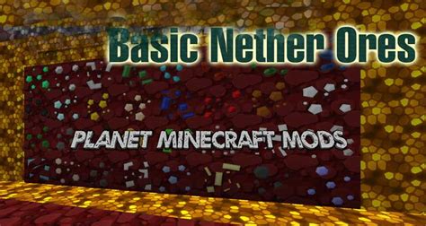 Basic Nether Ores Mod 1.14.4/1.12.2 | DLMinecraft | Download And Guide ...