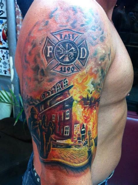 27 best Fire Firefighter Tattoo Designs images on Pinterest ...