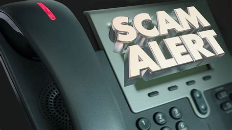 Scam Alert Telephone Fraud Crime 3d Illustration - Craw-Kan Telephone ...