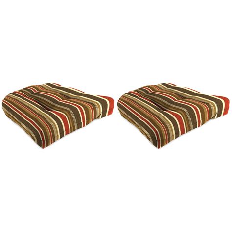 Sunbrella 18" x 18" x 4" Outdoor Wicker Chair Cushions - Walmart.com - Walmart.com