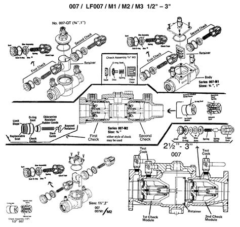 Backflow Preventer Parts Diagram - General Wiring Diagram