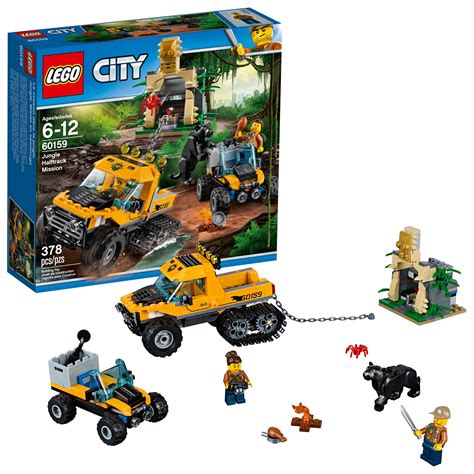 LEGO City Jungle Explorers Jungle Halftrack Mission 60159 - Walmart.com