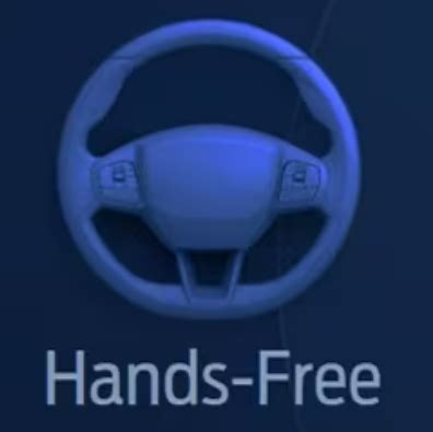 Hands-free icon from dash