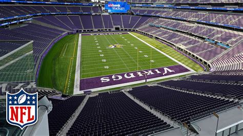 Tour the Vikings New U.S. Bank Stadium with Chad Greenway & Kyle Rudolph | NFL - YouTube