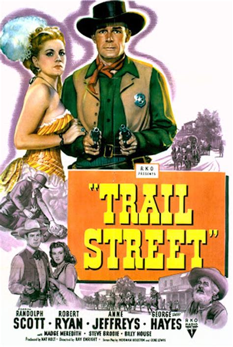 Trail Street | Movie posters, Randolph scott, Western movie