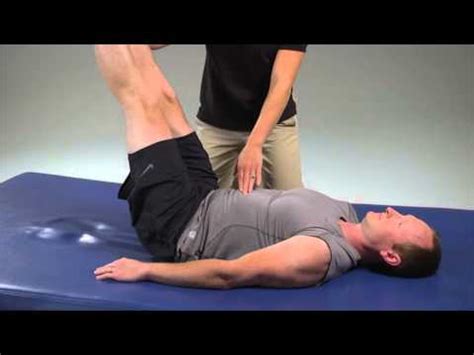 Bilateral Leg Lowering - YouTube