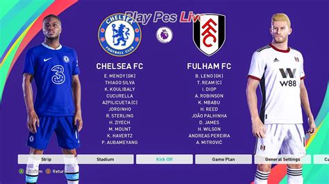 Chelsea vs Fulham - Premier League 23 - eFootball Match Gameplay PC ...