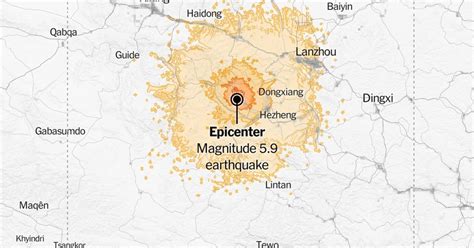 Map: A 5.9 magnitude earthquake strikes northwest China