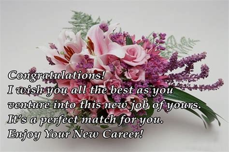 Best Wishes For New Job - Congratulations Messages For New Job