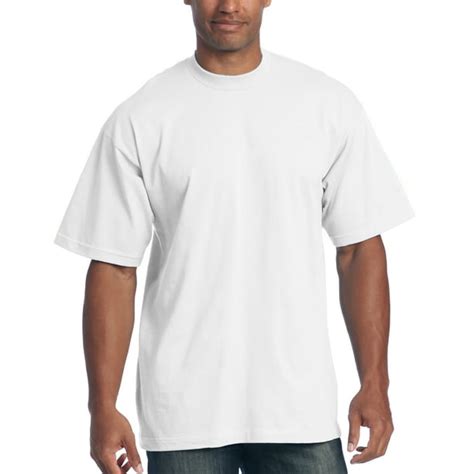 Pro Club - Pro Club Men's 6.5 oz Heavyweight Cotton Short Sleeve T-Shirt, White, Large - Walmart ...