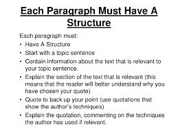 Resultado de imagem para peel paragraph structure example | Creative ...