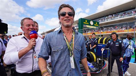 Brad Pitt Slammed By F1 Racing Fans Over Martin Brundle Interview At U ...