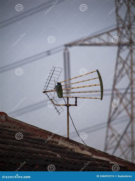 Old Analog Tv Antenna, Analog Tv Antenna Stock Photo - Image of dish, network: 246093274