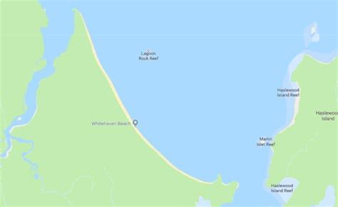 Whitehaven Beach Map